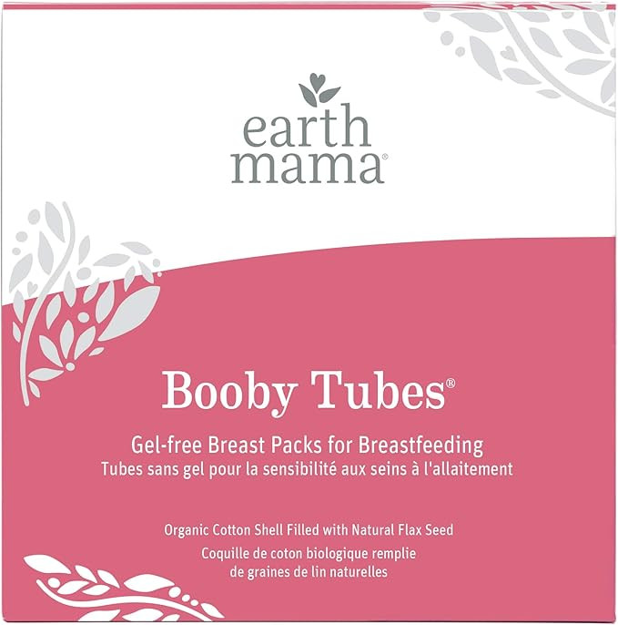 Booby Tubes by Earth Mama | Hot and Cold Nursing Packs for Breastfeeding and Sore Breasts, 4.2-Ou... | Amazon (US)