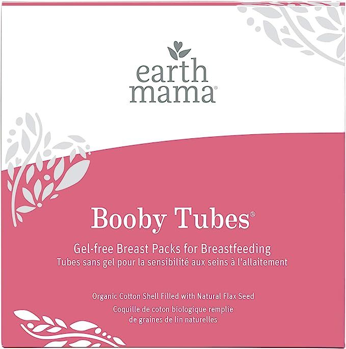 Booby Tubes by Earth Mama | Hot and Cold Nursing Packs for Breastfeeding and Sore Breasts, 4.2-Ou... | Amazon (US)