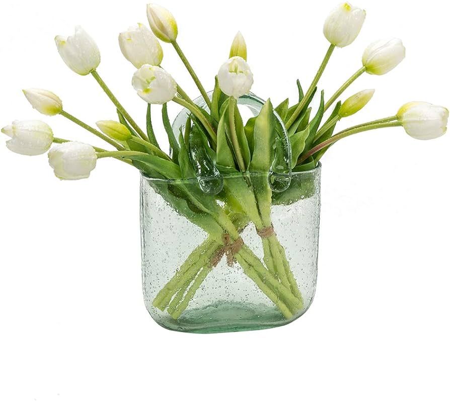 DUYONE Künstliche Tulpen, fühlt Sich echt an, Latexstrauß, künstliche Tulpen für Büro, Hoch... | Amazon (DE)