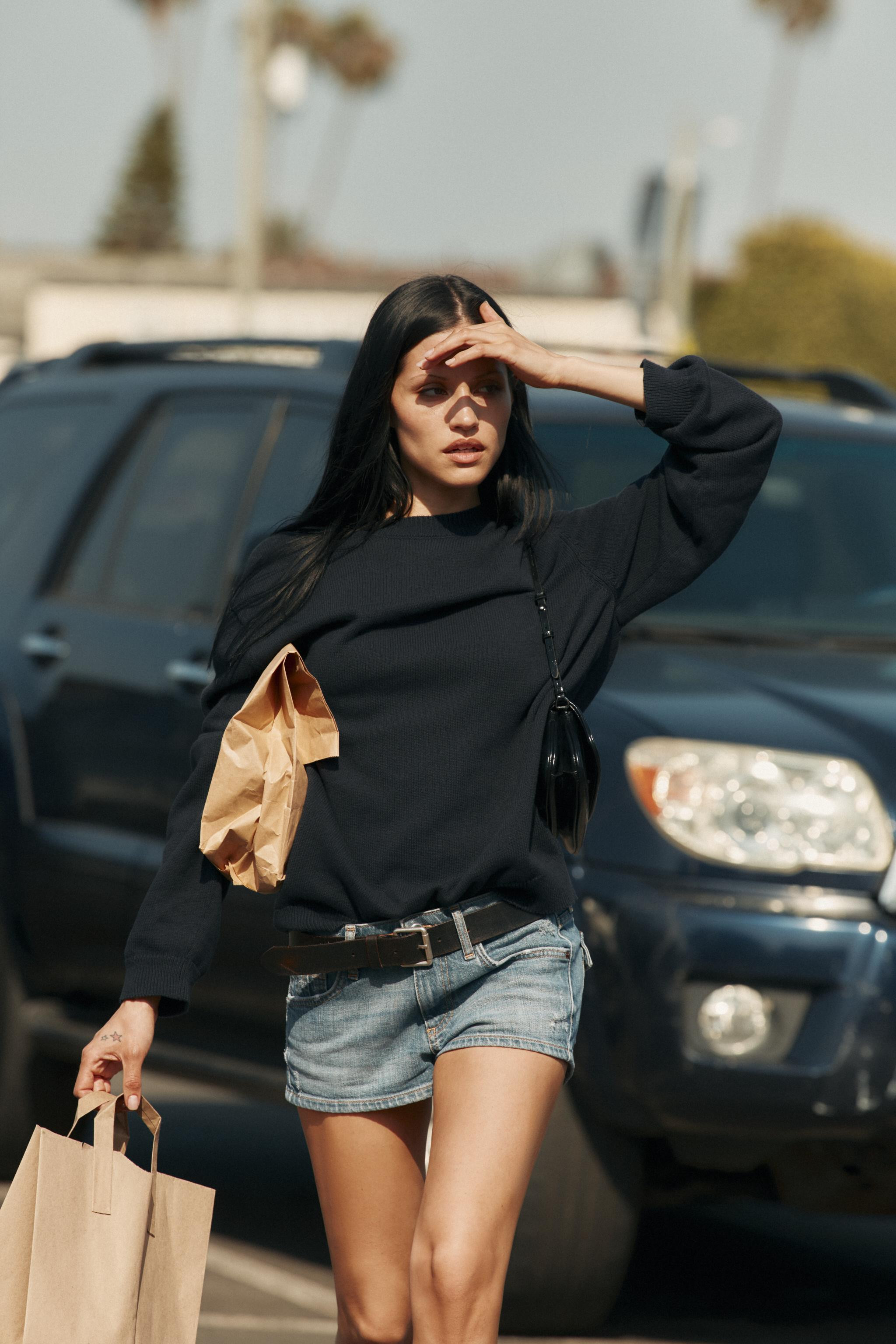 TRF LOW-RISE MINI DENIM SHORTS | Zara US