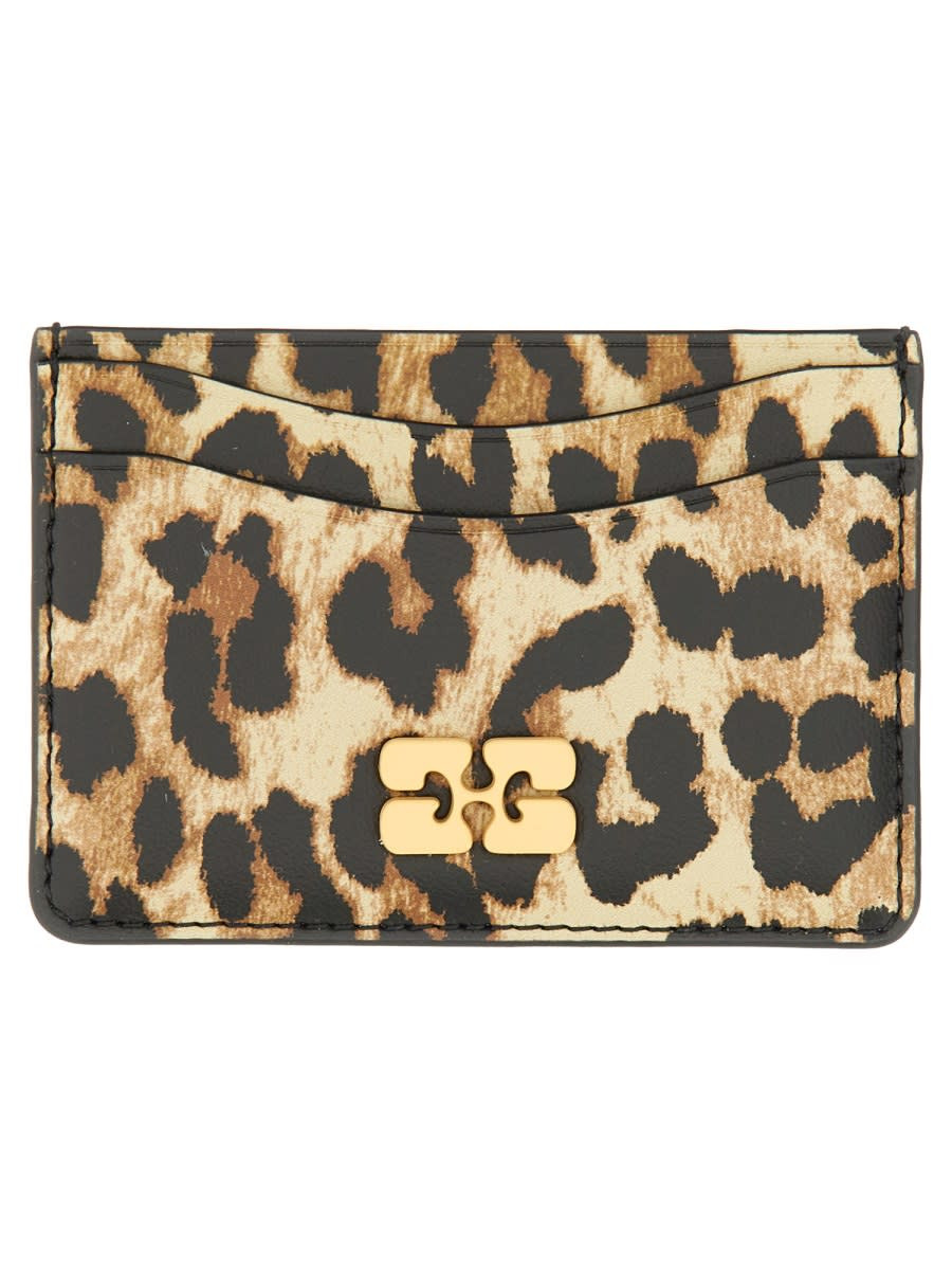 Ganni Card Holder With Animal Motif | Italist.com US