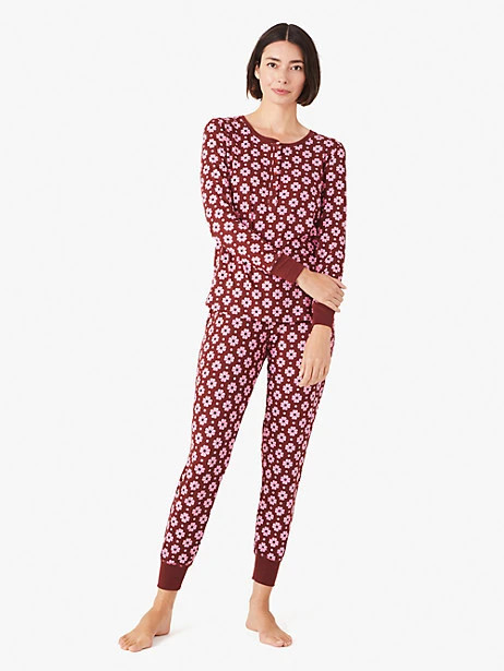 spade flower dots jogger pj set | Kate Spade (US)