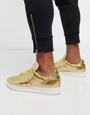 adidas Originals Stan Smith sneaker in gold | ASOS (Global)