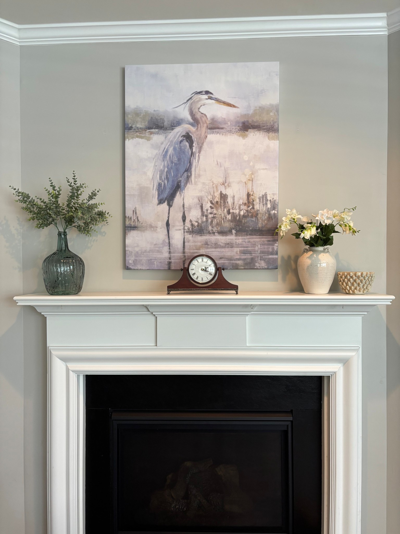 New Artwork to update the mantle from Home Depot.

#homedecor