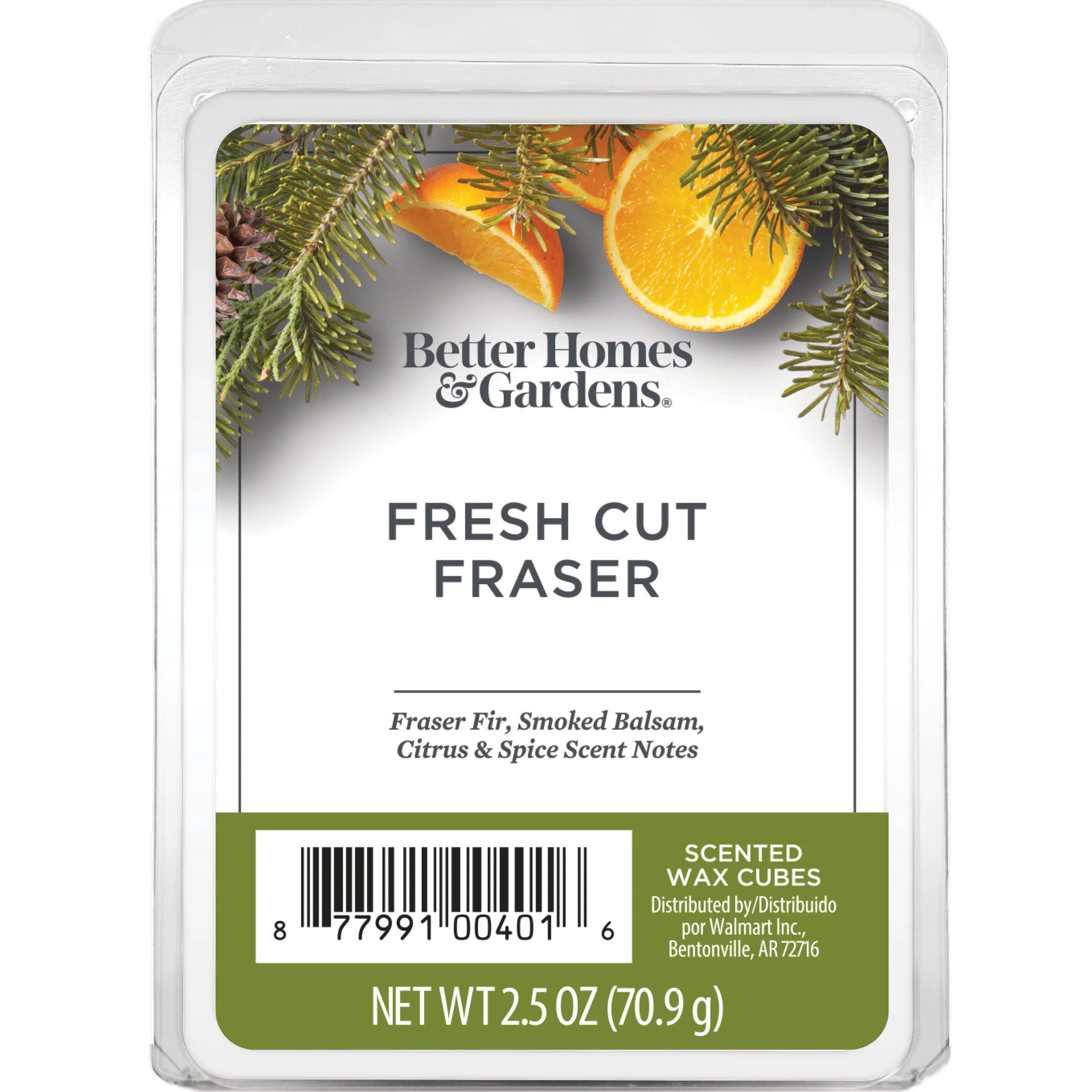 Fresh Cut Frasier Scented Wax Melts, Better Homes & Gardens, 2.5 oz (1-Pack) - Walmart.com | Walmart (US)