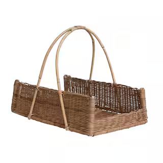 16" Natural Decorative Rattan Hanging Basket | Michaels Stores