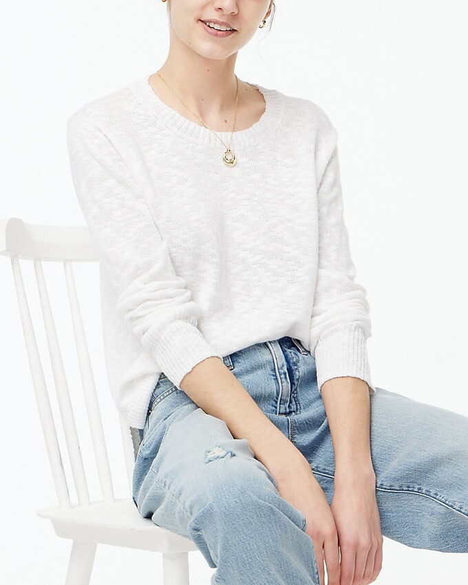 Crewneck beach sweater | J.Crew Factory