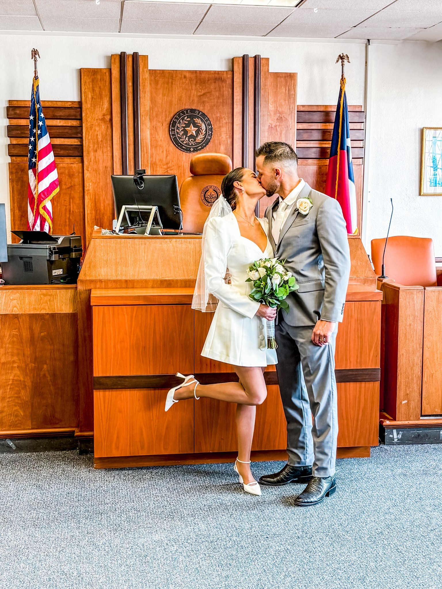 Bride
Courthouse wedding 
Blazer dress 


#LTKWedding