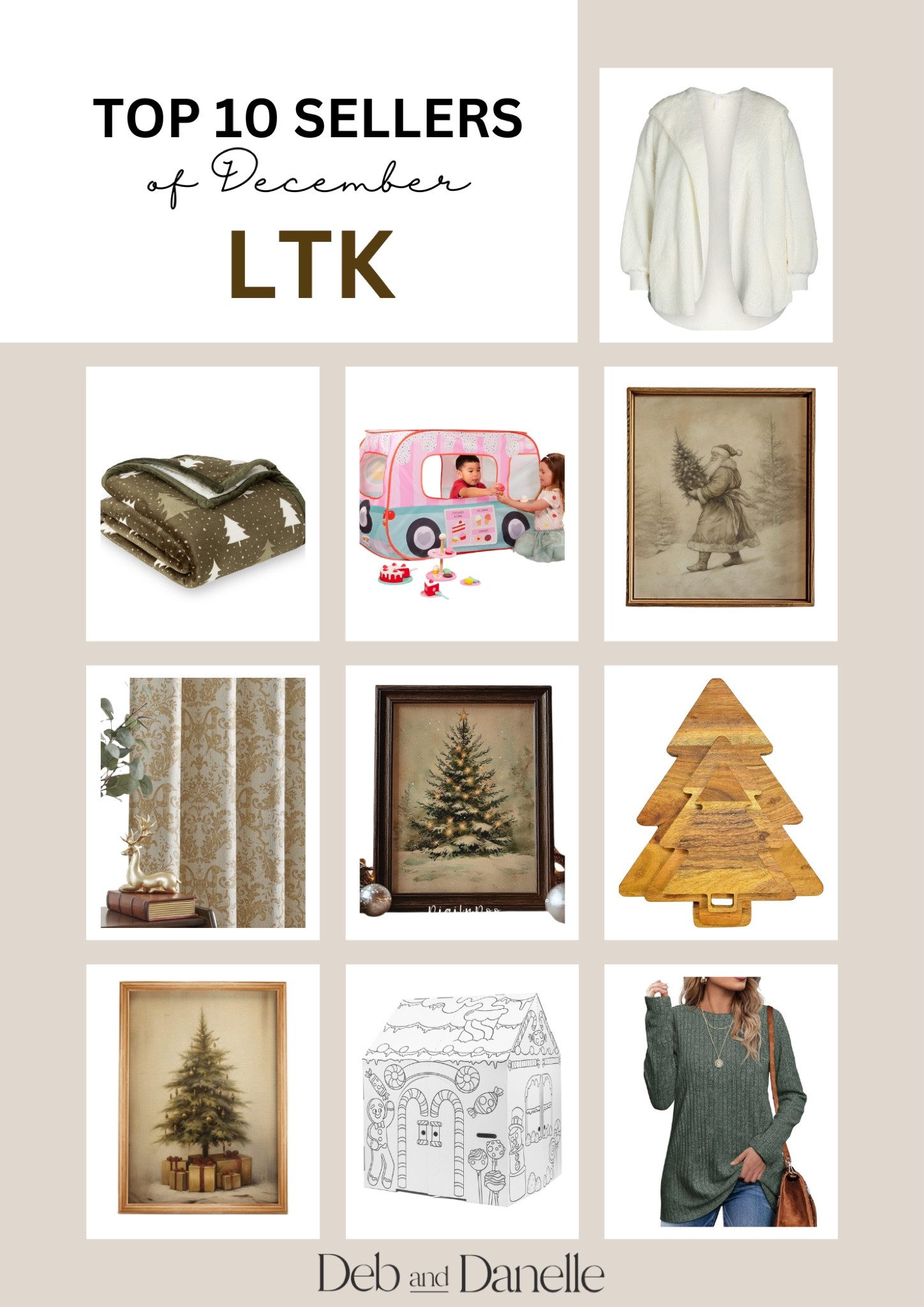 These were our top 10 most-loved products for the month of December. The list included some great holiday digital prints from Etsy, some of our favorite curtains from Walmart, as well as a few items that keep our grandkids entertained for hours. 

#LTKSeasonal #LTKHome #LTKHoliday