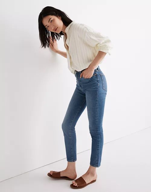 The Perfect Vintage Crop Jean in Sandford Wash: Summerweight Edition | Madewell