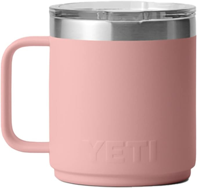 YETI Rambler 10 oz Stackable Mug, Vacuum Insulated, Stainless Steel with MagSlider Lid | Amazon (US)