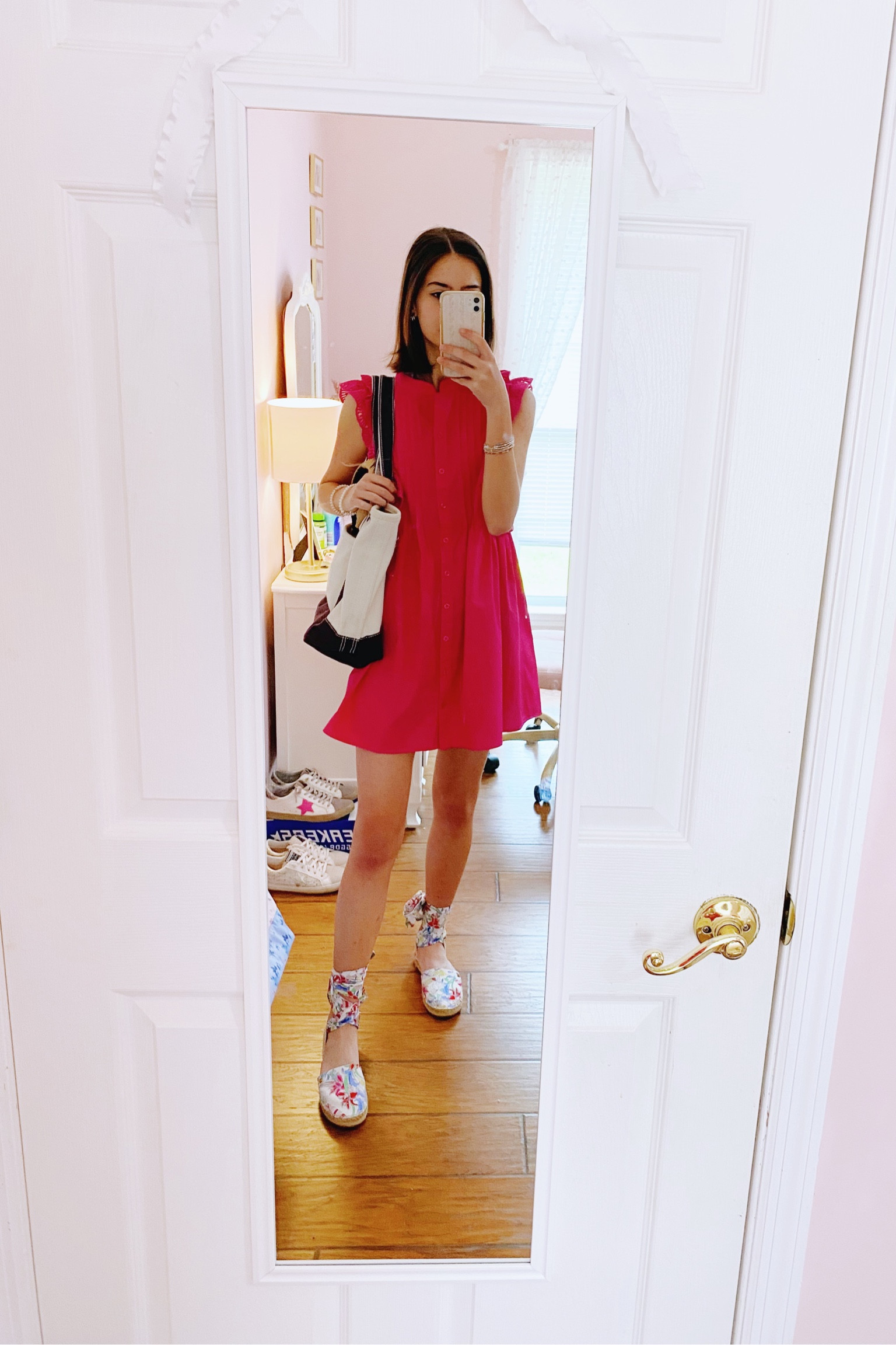 love this pink dress and espadrille combo! Dress is umgee, and shoes are Tommy Hilfiger! I couldn’t find the exact shoes, but I linked tons of similar options! 

#LTKWorkwear #LTKFindsUnder100 #LTKFindsUnder50