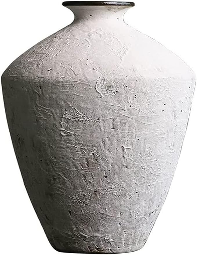 Sculpture Vase HH-CC Vase Retro Ceramic Vase Handmade Rough Pottery Water Flower Flower Arrangeme... | Amazon (US)