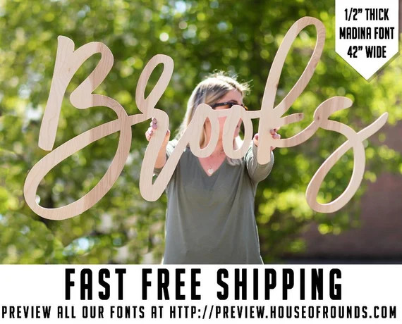 Wood name sign, name sign for nursery girl, boy, over crib sign, baby name sign, family name sign... | Etsy (US)