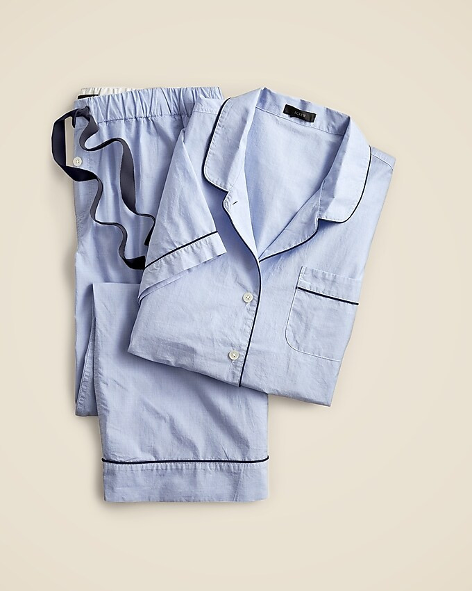 End-on-end cotton short-sleeve pajama set | J. Crew US