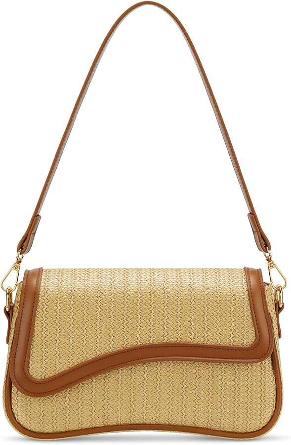 KKXIU Shoulder Bag for Women Small Clutch Purses Cute Hobo Handbag Trendy Underarm Bag | Amazon (US)