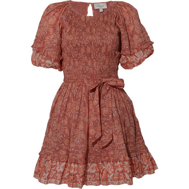Cleobella | Women's Mina Mini Dress, Camara Floral (Pink, Size X-Small) | Maisonette | Maisonette