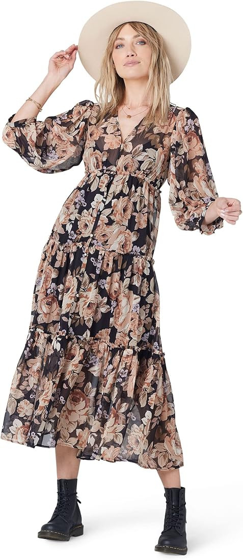 Saltwater Luxe Deklan Maxi Dress Black SM | Amazon (US)