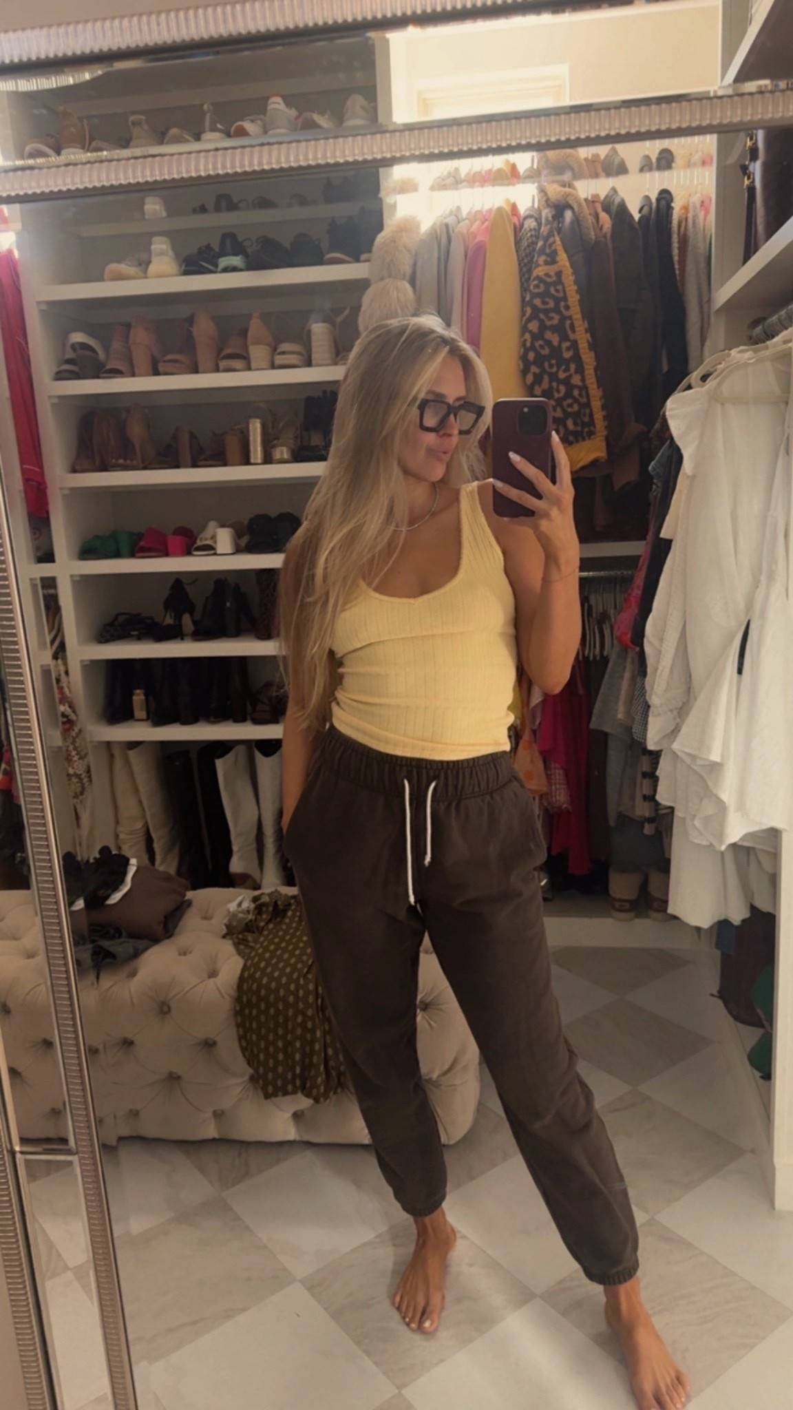 Cute target tanks + New balance sweats 