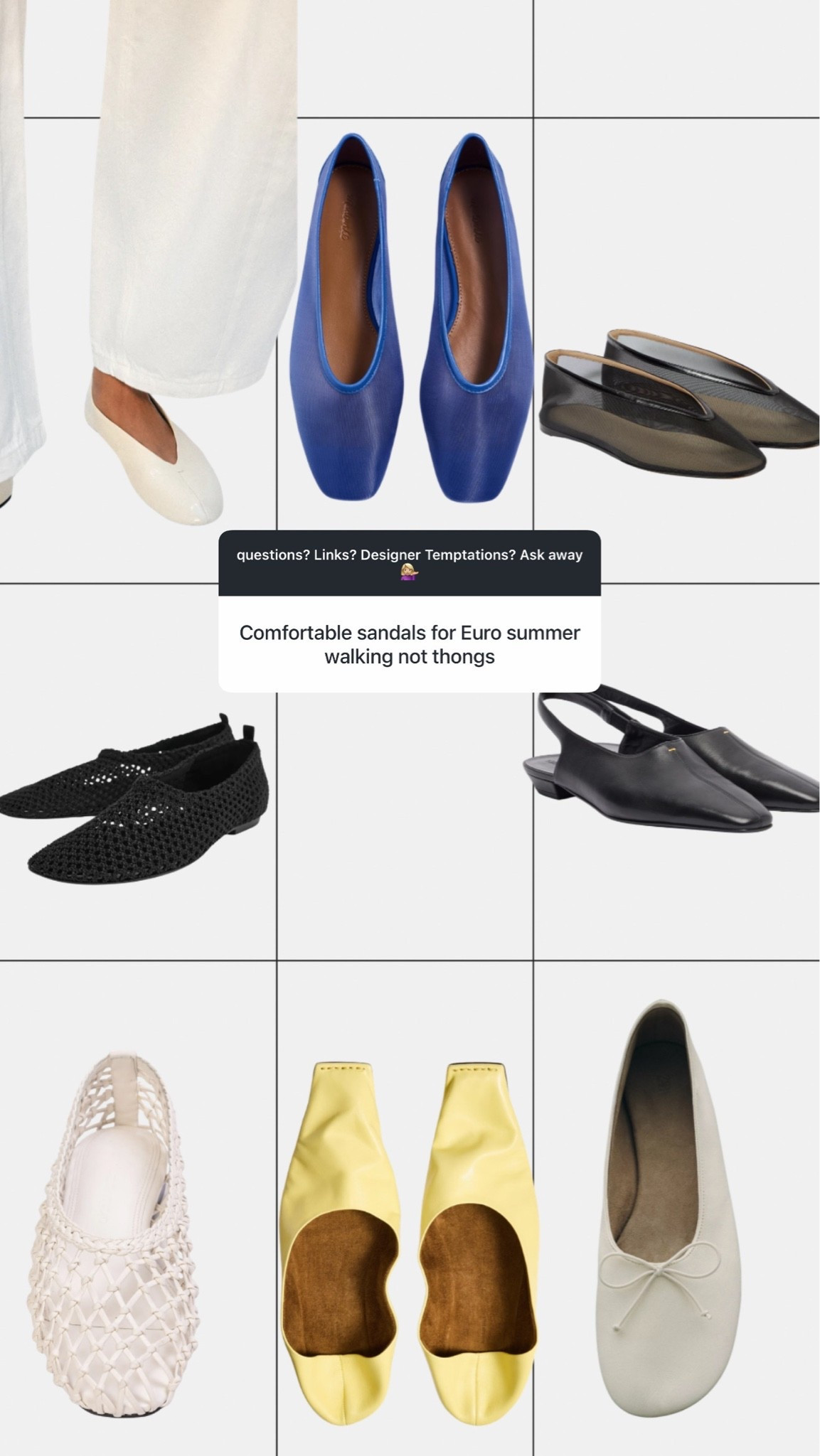 Comfortable walking flats for Europe ￼

#LTKootd #LTKTravel #LTKdayinmylife