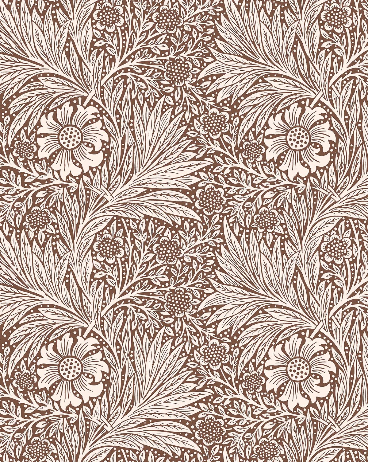 Morris & Co. x McGee & Co. Marigold Umber Wallpaper | McGee & Co. (US)