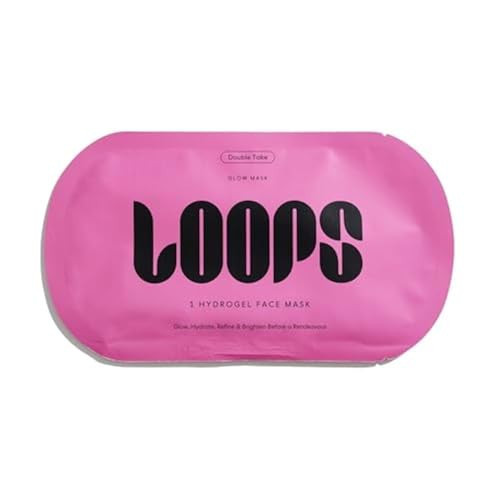 LOOPS DOUBLE TAKE - Hydrogel Face Mask - Calms and Soothes Skin’s Surface - Helps Refine Pores and - Leaves You and Luminous - For All Skin Types - Gifts for Women, Stocking Stuffer - 1 Pc | Amazon (US)
