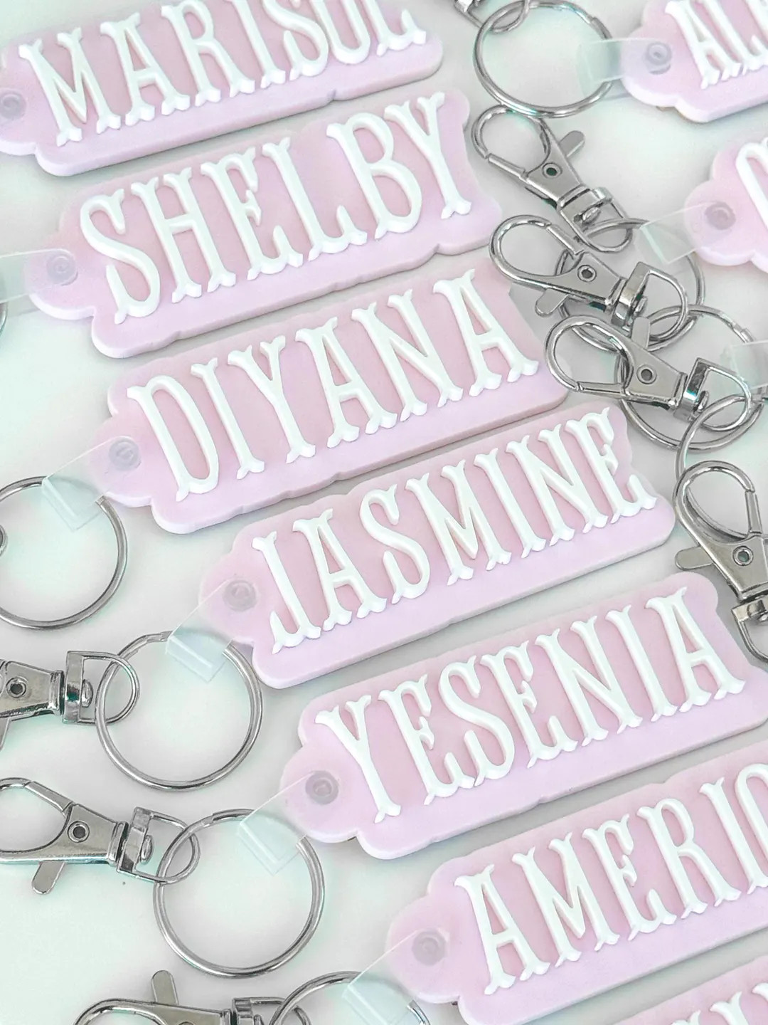 Backpack Name Tag Acrylic Keychain Personalized Acrylic Name Tag Diaper Bag Tag Lunch Box Tag Kid... | Etsy (US)