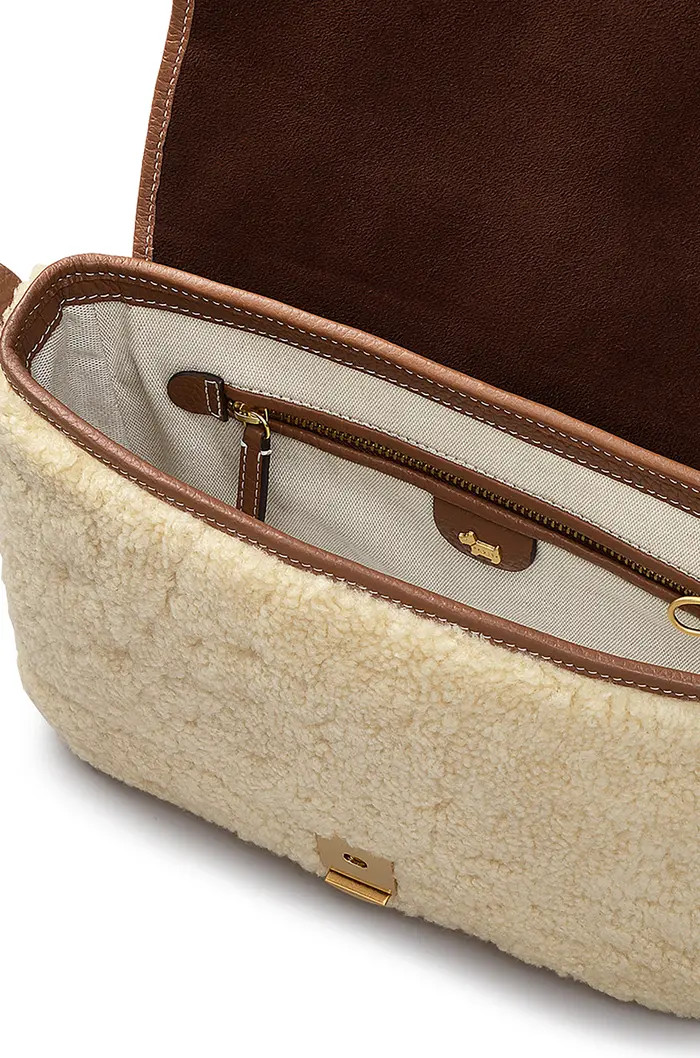 Radley Grafton Street Genuine Shearling Flapover Crossbody Bag | Nordstromrack | Nordstrom Rack