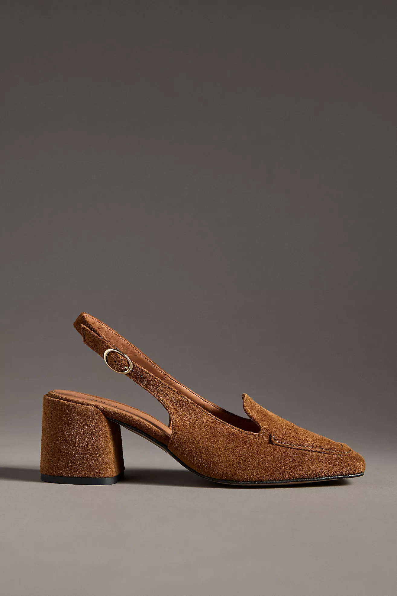 Maeve Slingback Loafer Block Heels | Anthropologie (US)