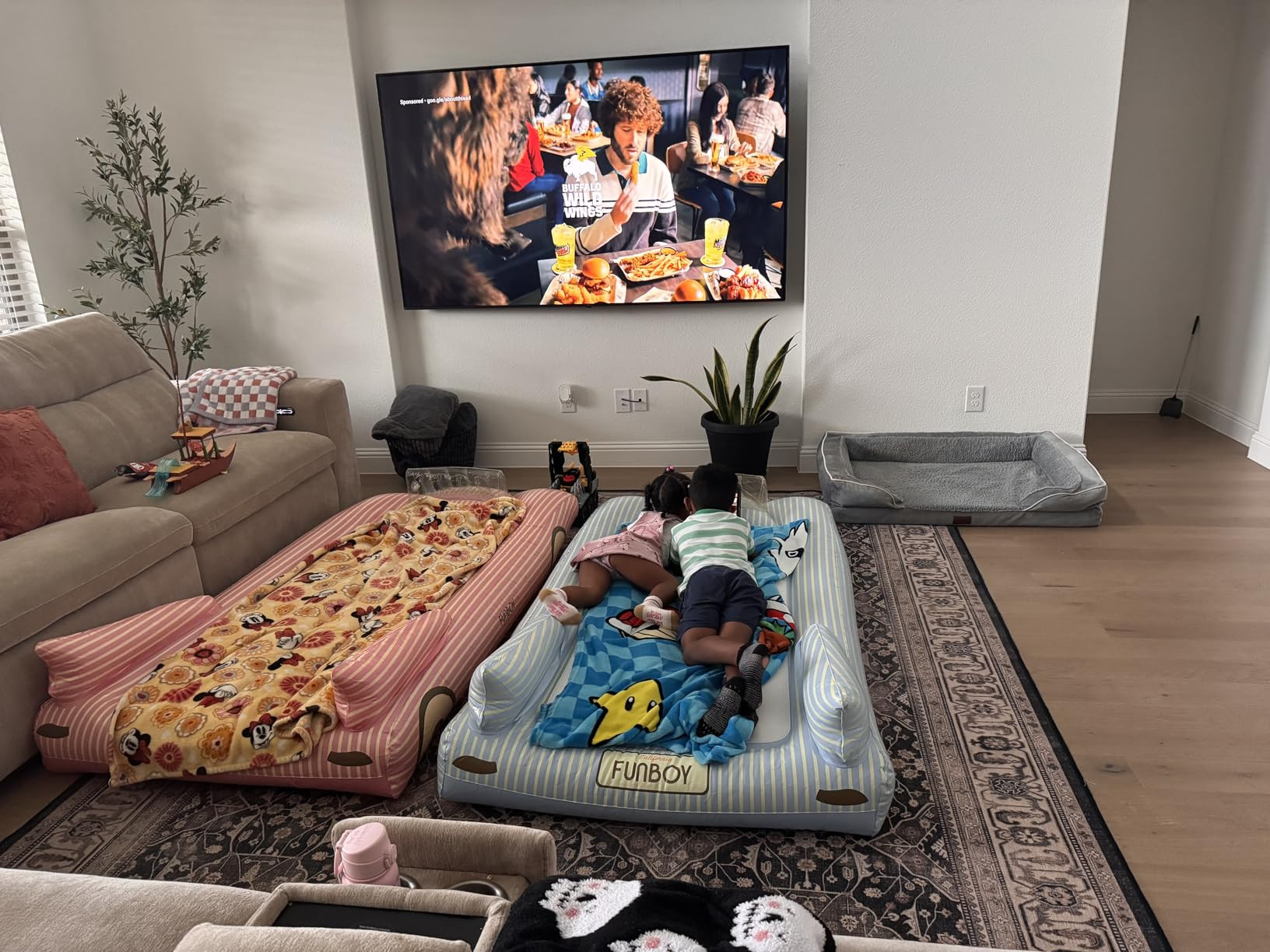 FUNBOY Kids Pink Inflatable Travel Bed & Mattress. Perfect for Sleepovers. Includes Carrying Case... | Amazon (US)