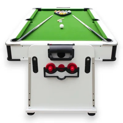 EMERALD 7-Ft 3-in-1 Game Table – Pool Table, Air Hockey & Table Tennis with Dining Top | Wayfair North America