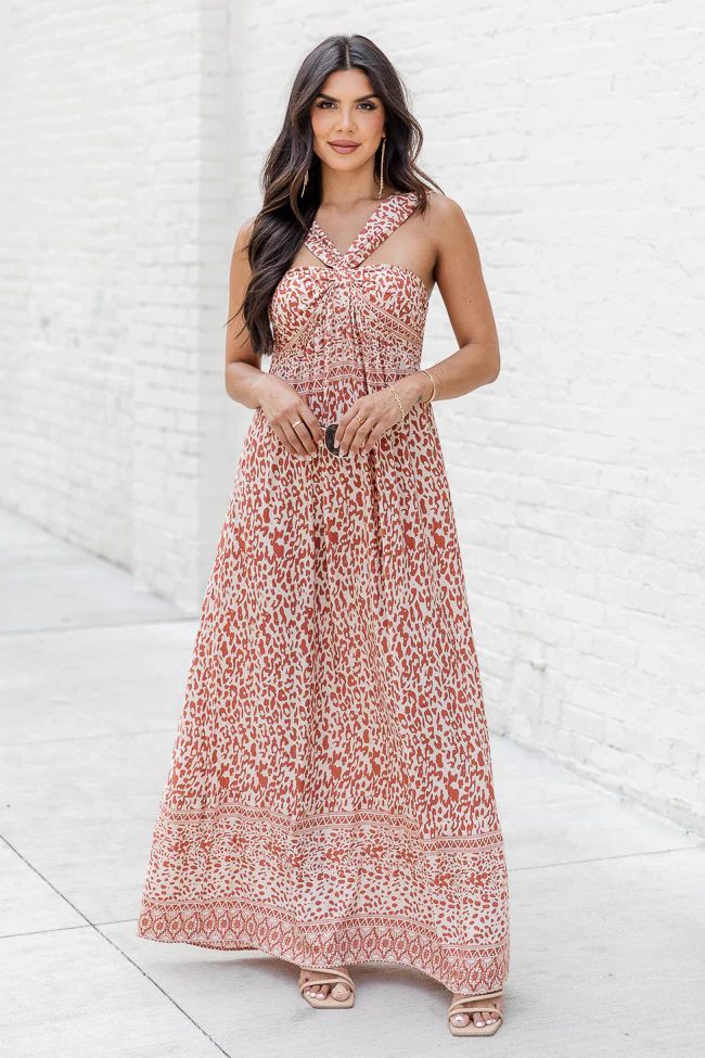 Keep Your Promises Tribal Printed Maxi Dress | Pink Lily