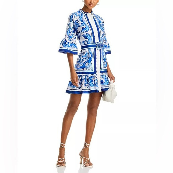 Farmrio Off-White Garden Mini Dress | Poshmark