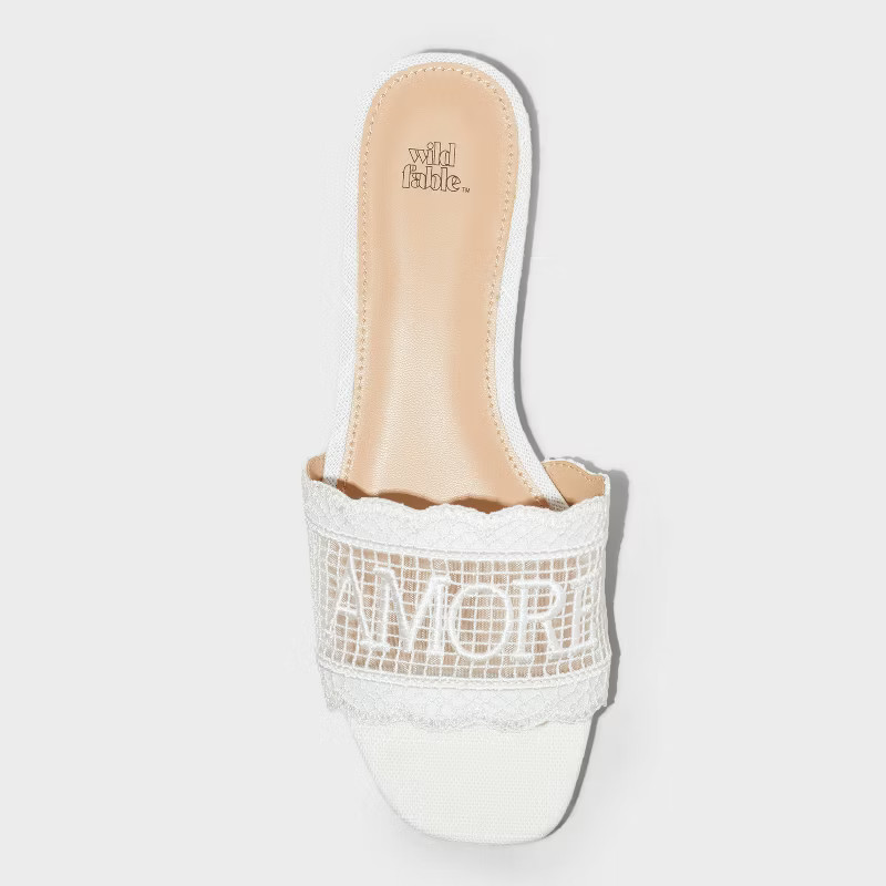 Women's Josephina Lace Flat Sandals - Wild Fable™ | Target