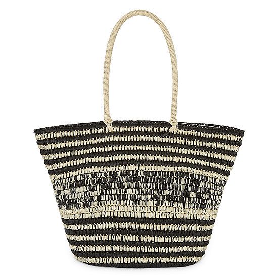 St. John's Bay Straw Multi Color Tote Bag - JCPenney | JCPenney