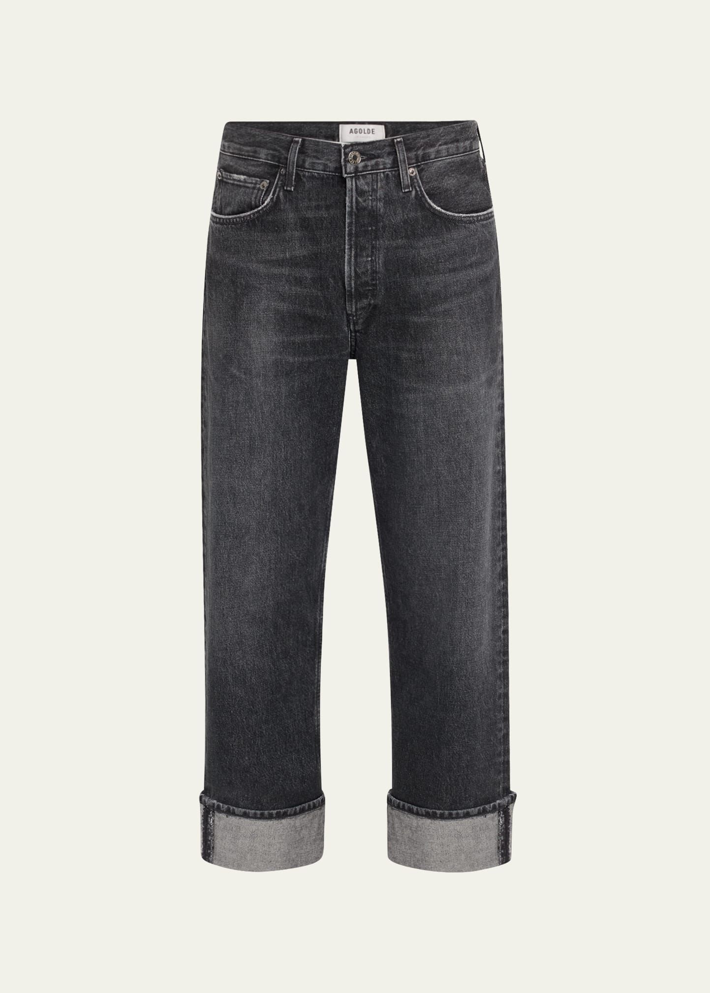 AGOLDE Fran Mid-Rise Loose Jeans | Bergdorf Goodman