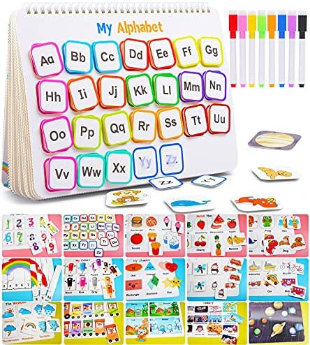 Huijing Montessori Preschool Learning Activities Newest 29 Themes Busy Book - Preschool Workbook ... | Amazon (US)