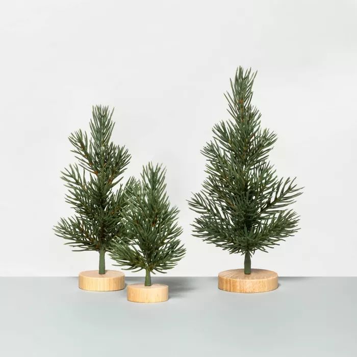 3ct Mini Pine Tree Set - Hearth & Hand™ with Magnolia | Target