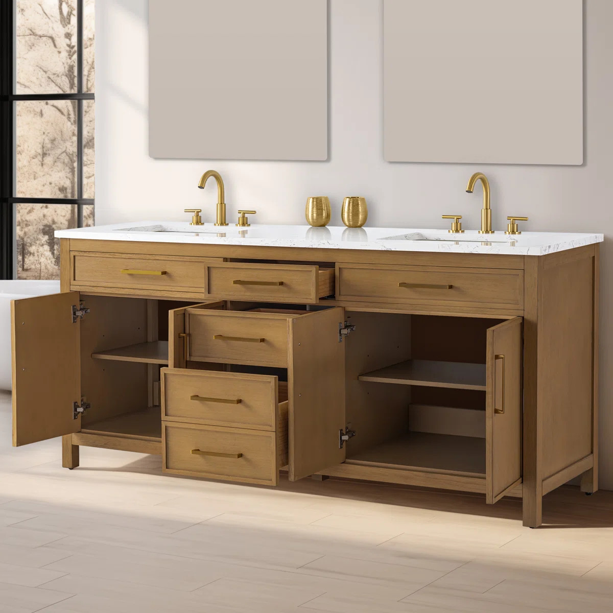 Reajean 72" Double Vanity | Wayfair North America