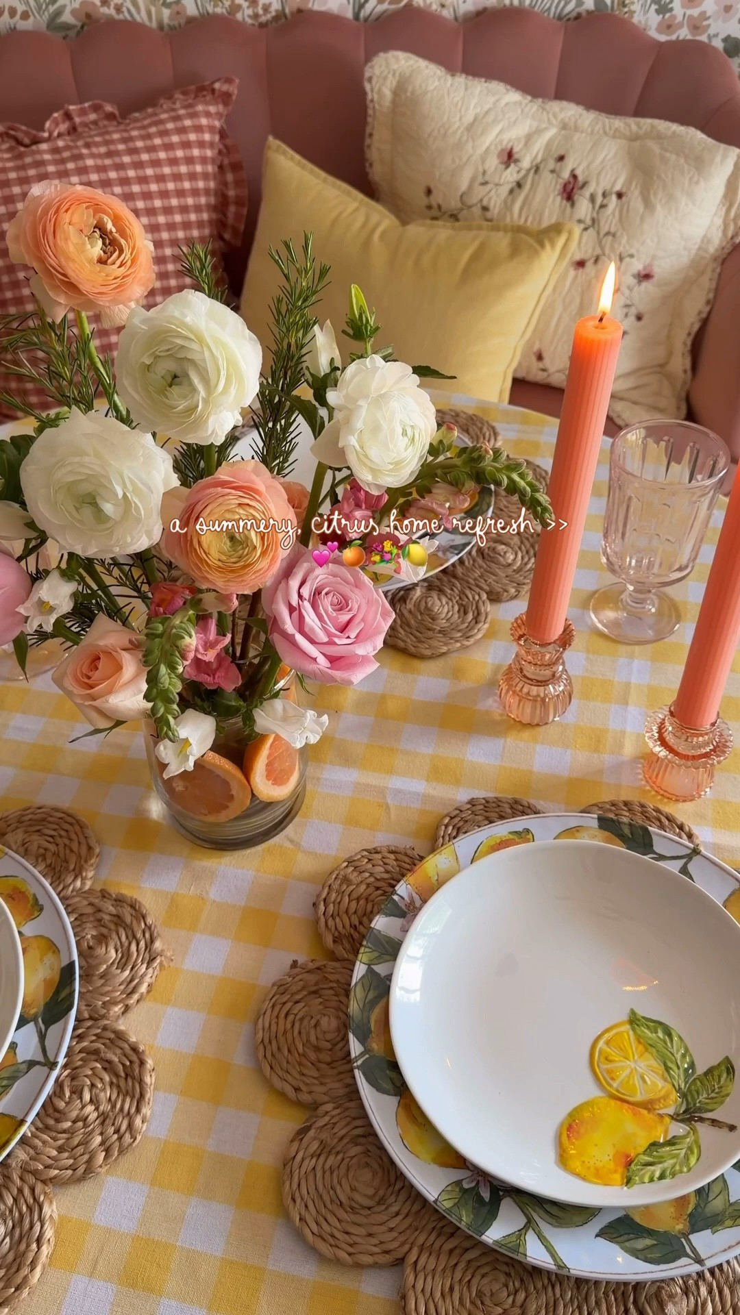 Happy summer refresh season 💐☀️ #thebouqscopartner
The start of summer calls for a bright and whimsical refresh & these Apricot bouquets from The Bouqs Co could not be more perfect 🍊I decided to make this larger citrus themed arrangement for our dining room along with some smaller bud vase arrangements to bring the pops of color into all the little corners of our home 💐Shop the Apricot bouquet and so many other bright florals from the Bouqs Co summer collection below!

#LTKdayinmylife #LTKHome #LTKSeasonal