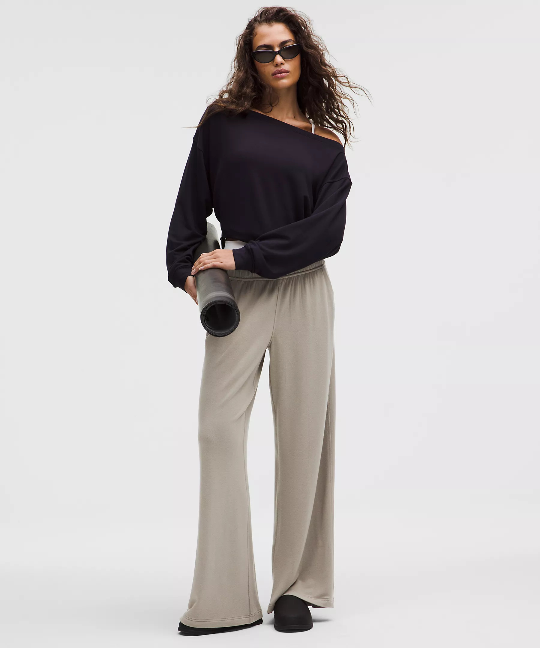 BeCalm Mid-Rise Wide-Leg Pant | Lululemon (US)