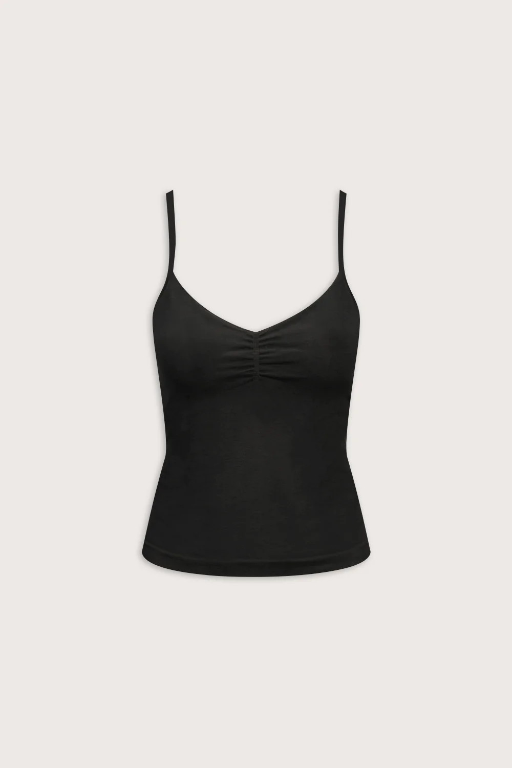 Sculpt Seamless Ruched Vest - Black Marl | TALA (UK)