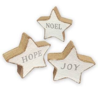 Assorted 8" Silver & Snow Tabletop Burlap Star by Ashland® | Michaels Stores