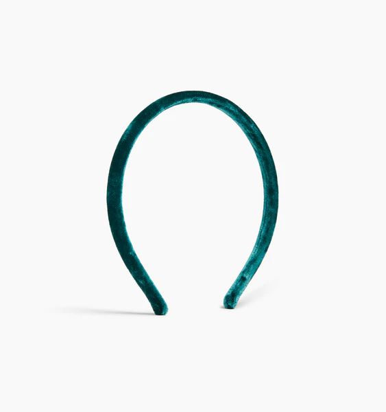 The Ivy Headband - Forest Green Velvet | Hill House Home