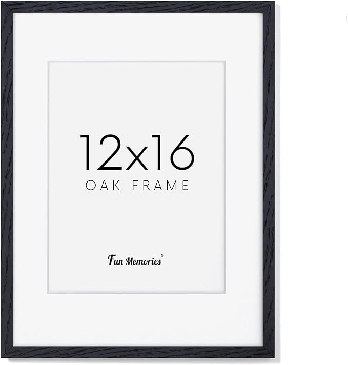 Amazon.com - Beige Oak Picture Frame 12x16 - Rustic Wood Photo Frame for Wall - 12"x16" Picture F... | Amazon (US)