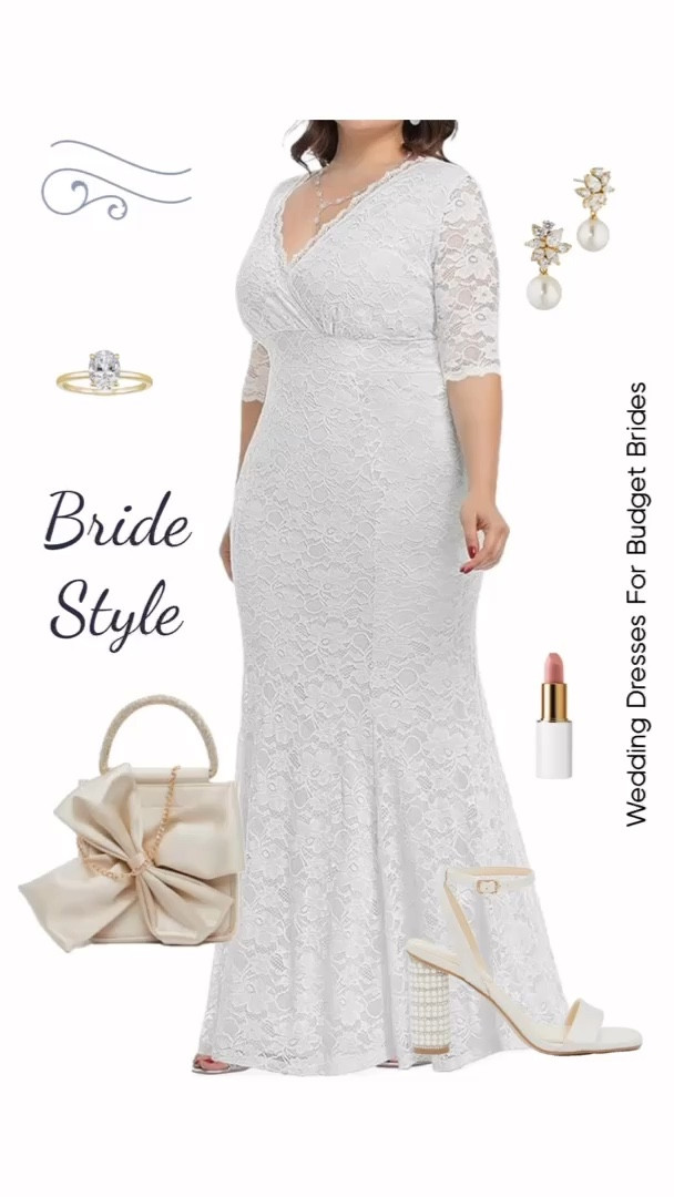 Super affordable wedding day look for the bride to be.

White maxi dresses. 
Wedding shoes.
Wedding dress.
Plus size bridal dress.
Wedding shoes.

#LTKMidsize #LTKWedding #LTKPlusSize