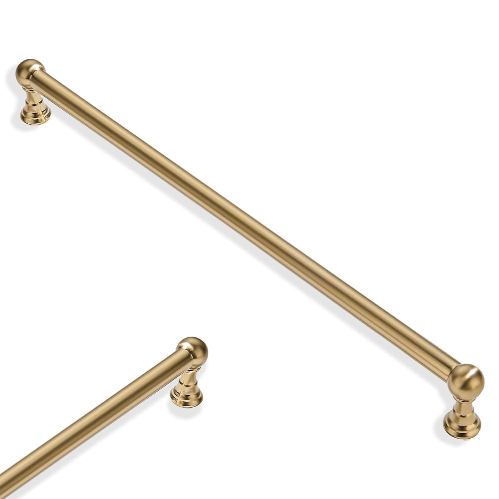 5 Pack 12 Inch Hole Center Champagne Bronze Cabinet pulls Solid Heavy Duty Drawer Handles Dresser... | Amazon (US)