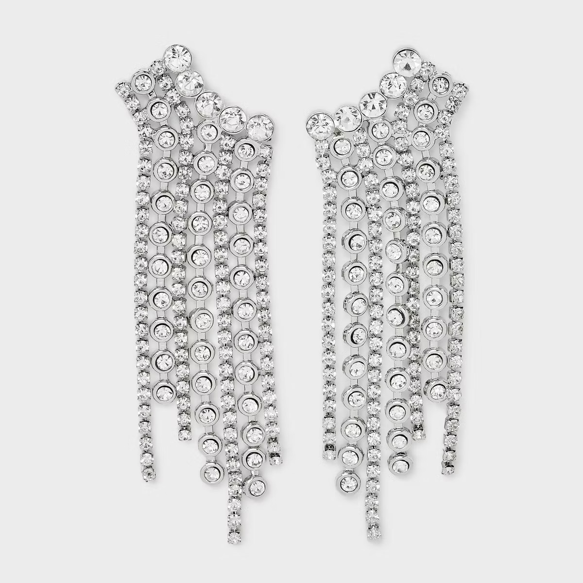 Linear 7 Row Earrings - A New Day™ | Target