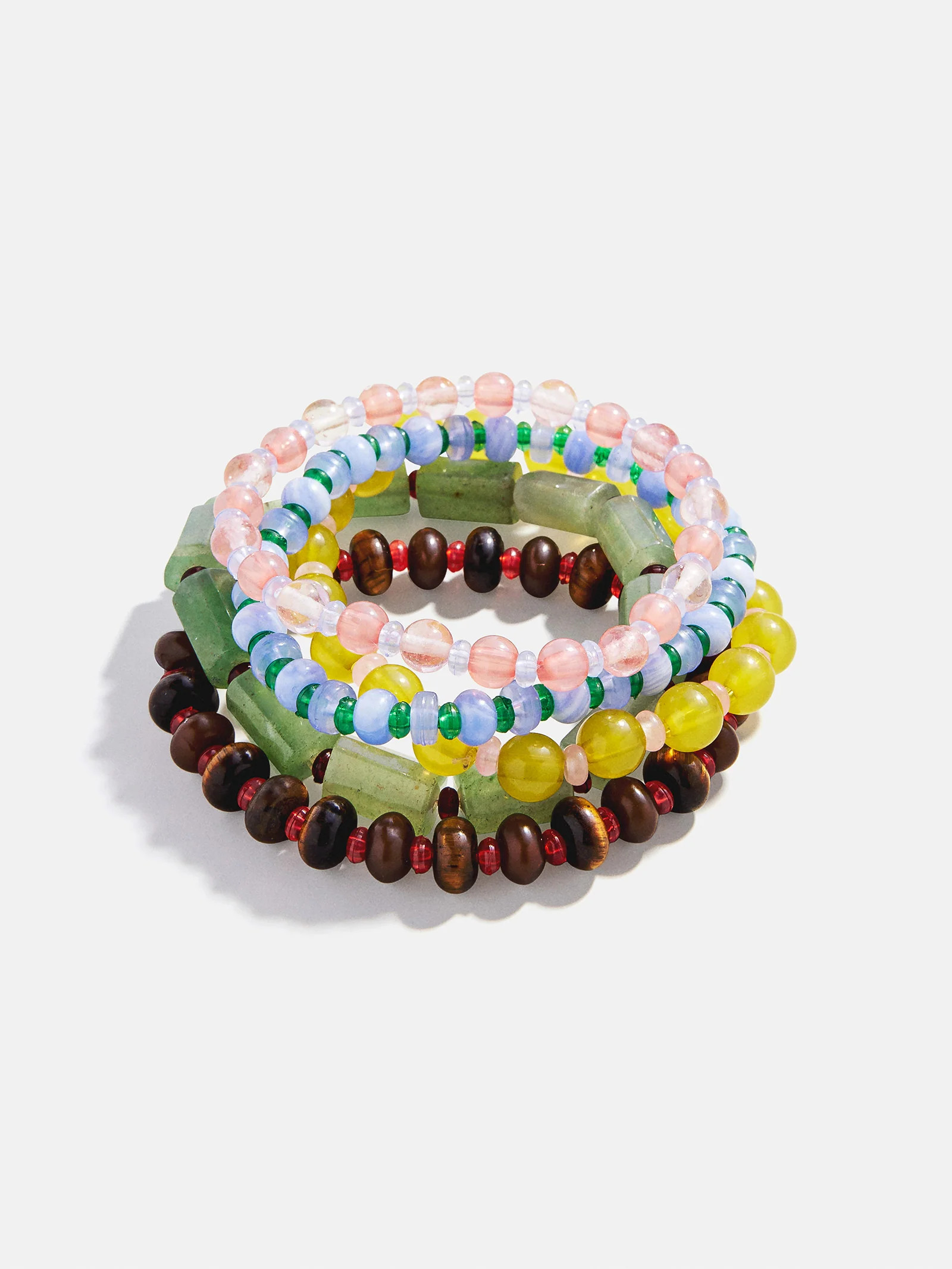Darcy Beaded Bracelet Set - Muted Multi | BaubleBar