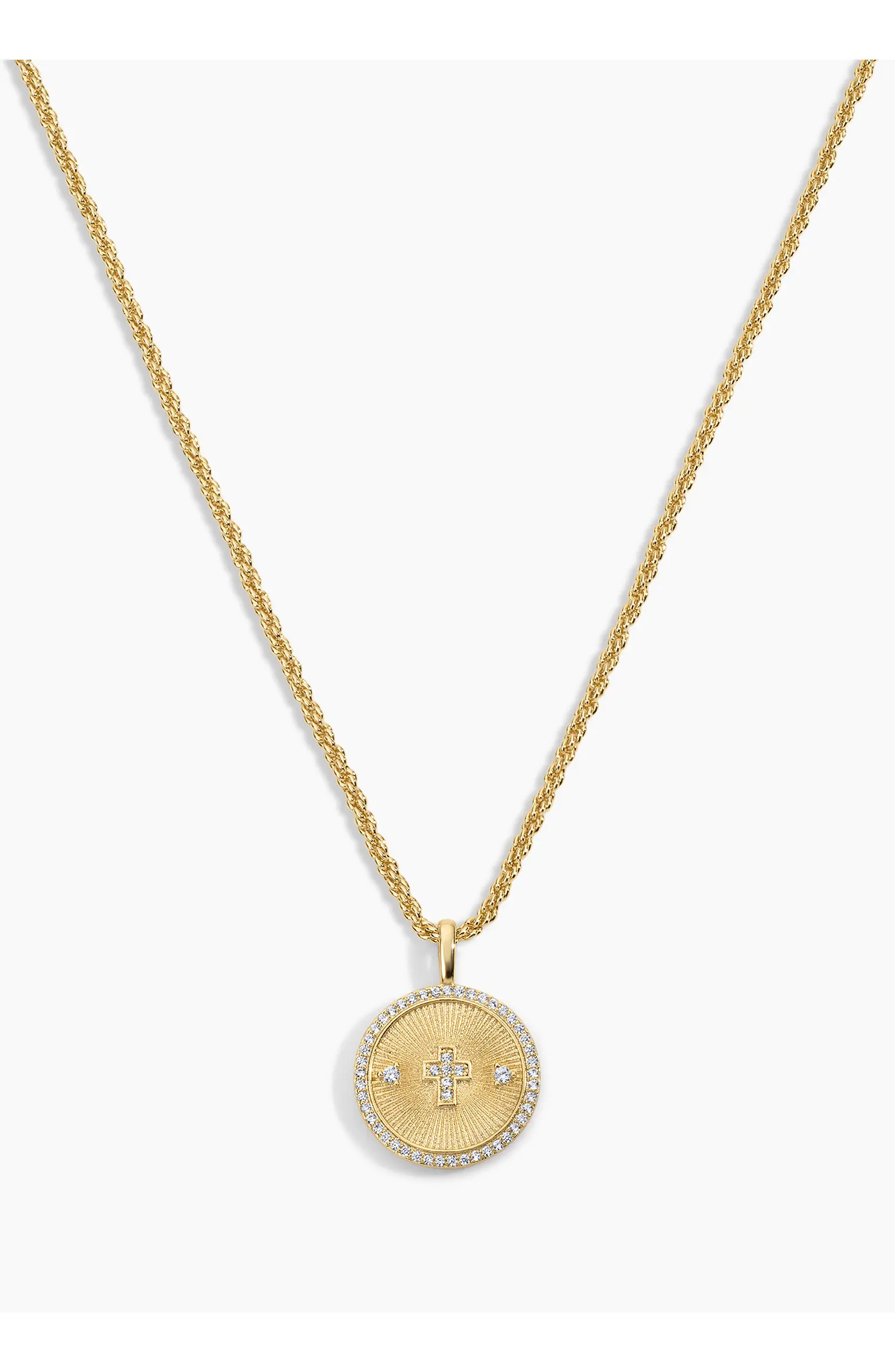 Electric Picks Guardian Cross Coin Necklace | Nordstrom | Nordstrom